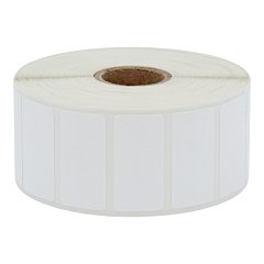 Polyester Etiketten, weiß, permanent klebend, 38 x 19 mm - Zum Produkt