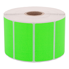 Neon Etiketten, Papier, leuchtgrün, 50,8 x 25,4 mm - Zum Produkt