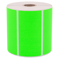 Neon Etiketten, Papier, leuchtgrün, 100 x 50 mm - Zum Produkt