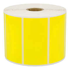 Polyester Etiketten, gelb, permanent klebend, 80 x 40 mm - Zum Produkt