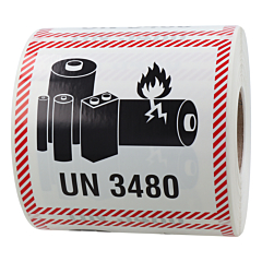 Transportaufkleber, Polyethylen, 100 x 100 mm - Zum Produkt