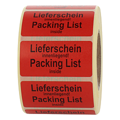 Versandaufkleber, Papier, 50,8 x 25,4 mm - Zum Produkt