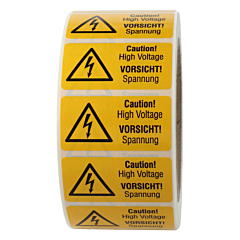 Warnzeichen, W012, 50,8 x 25,4 mm - Zum Produkt
