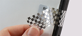 Siegeletikett Checkerboard